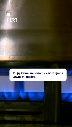 Dujų kainos mažėja: kas kitąmet laukia smulkiųjų vartotojų?