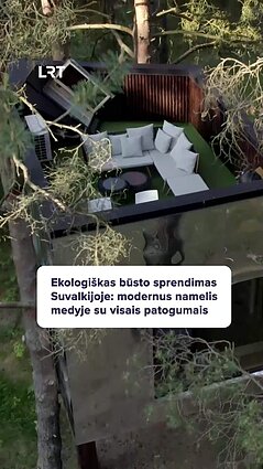 Modernus namelis medyje su visais patogumais