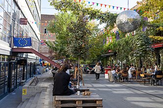 Cultural hub Fabrika in Tbilisi