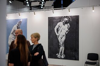 Visitors at the contemporary art fair ArtVilnius`24 Visitors at the contemporary art fair ArtVilnius`24