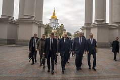 Prancūzijos užsienio reikalų ministras Jeanas-Noelis Barrot šeštadienį atvyko į Kyjivą 