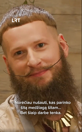 Sigitas: norėčiau nušauti, kas parinko šitą medžiagą