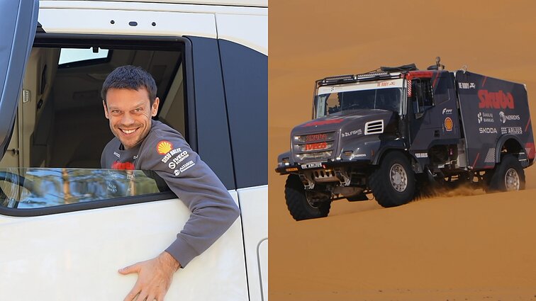 Sprendimu Dakare vairuoti sunkvežimį nustebinęs Žala: nenoriu sausį sėdėti ant sofos