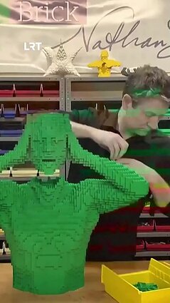 Sertifikuotas „Lego“ kaladėlių skulptorius