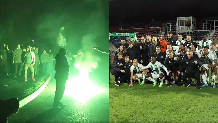Vilniaus „Žalgirio“ triumfo akimirkos – žaidėjų džiaugsmas ir sirgalių staigmena