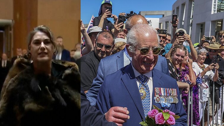 Akibrokštas Australijoje: Karalius Karolis III sulaukė piktų aborigenų aktyvistės šūksnių