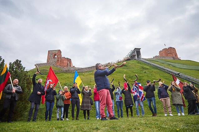 Pasakojimas apie žydus Rumšiškėse ir Vilniuje įvykusį Šofarų maršą