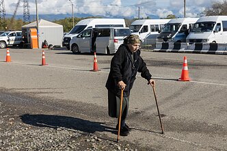 Klara iš Abchazijos atvyko į Sakartvelą Klara iš Abchazijos atvyko į Sakartvelą