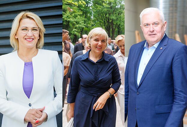 Edita Tamošiūnaitė, Daiva Žebelienė, Ramūnas Vyžintas Edita Tamošiūnaitė, Daiva Žebelienė, Ramūnas Vyžintas