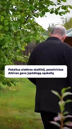 Milžiniška elektros sąskaita: Albinas įtaria ESO sukčiaujant