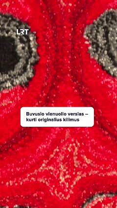 Olegas kuria originalius kilimus: įkvėpimo ieško vienuolyne