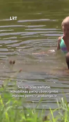 Viktorija apie vaikus: nenoriu jų prausti kvėpinti, va yra upelis