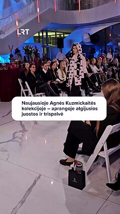 Kuzmickaitė pristatė naujausią drabužių kolekciją