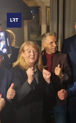 Socialdemokratų štabe tvyro pergalės nuotaikos!