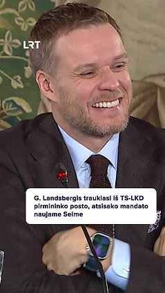 Landsbergis po Seimo rinkimų traukiasi iš partijos lyderio pozicijų
