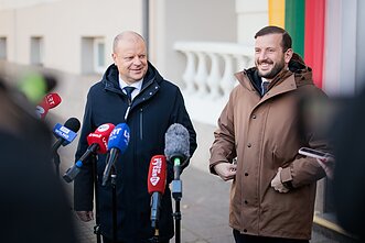 Saulius Skvernelis, Virginijus Sinkevičius Saulius Skvernelis, Virginijus Sinkevičius