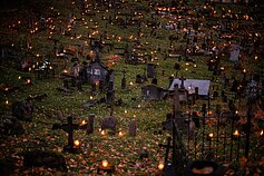 Vėlinių išvakarės. Rasų kapinės