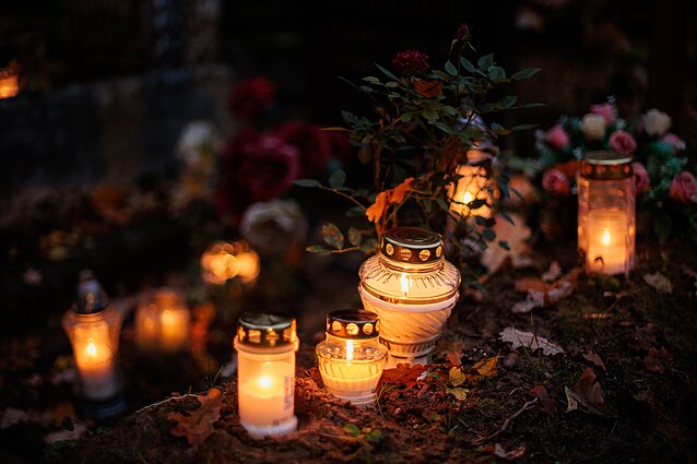 Vėlinių išvakarės. Rasų kapinės