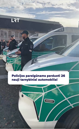 Tarnybinių automobilių perdavimo policijos įstaigoms ceremonija