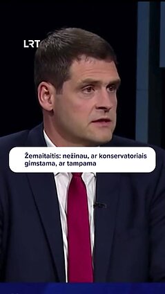 Žemaitaitis: konservatorių niekas nepakeis