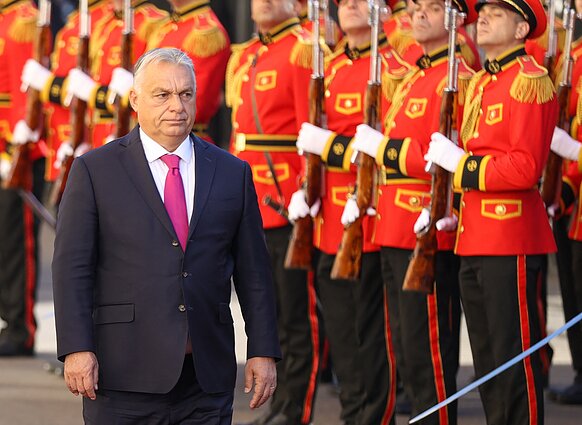 Vengrijos premjeras Viktoras Orbanas Sakartvele Vengrijos premjeras Viktoras Orbanas Sakartvele