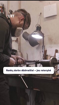 Žmogus, mokantis pasigaminti dūdmaišį – retenybė