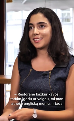 Lietuvos iranietė: visi sveikinasi angliškai