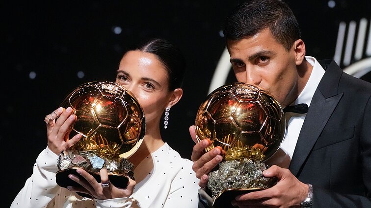 „Ballon d`Or“ ceremonijoje metų futbolininkais išrinkti ispanai Rodri ir Bonmati