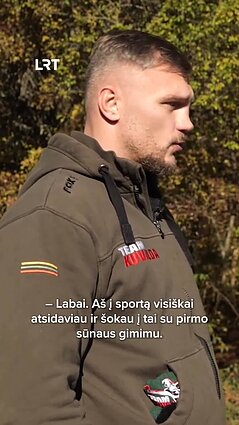 Maslobojevas sau: kokį aš norėčiau, kad mano sūnus matytų tėvą?