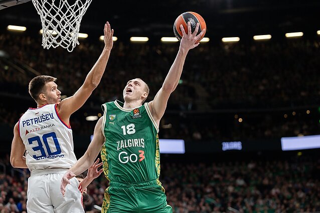 Kauniečiai prigesino serbų žvaigždę: „Žalgiris“ išplėšė pergalę prieš „Crvena Zvezda“
