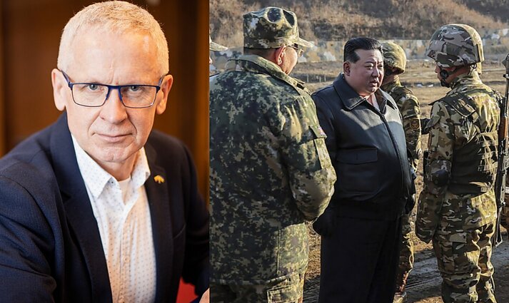 Bagdonas apie galimą Šiaurės Korėjos įsitraukimą į karą: rusai juos naudotų kaip mėsą