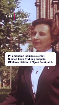 Kovo 31 dieną anapilin iškeliavo disidentė Nijolė Sadūnaitė