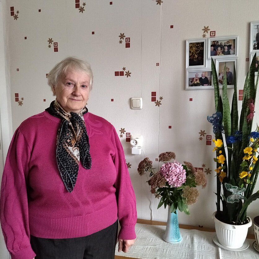 Regina Montvilienė, Alytaus rajono Verebiejų gyventoja Meilutė Germanienė