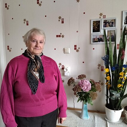 Alytaus rajono Verebiejų gyventoja Meilutė Germanienė