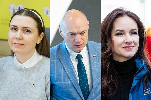 Dovilė Šakalienė, Eugenijus Sabutis, Inga Ruginienė Dovilė Šakalienė, Eugenijus Sabutis, Inga Ruginienė