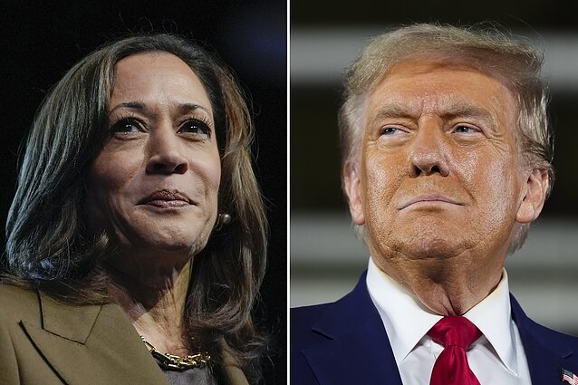 Kamala Harris, Donaldas Trumpas 