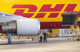DHL lėktuvas