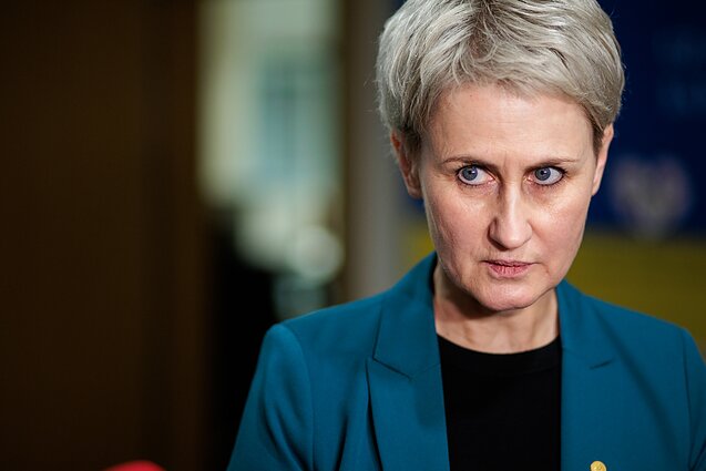 Nida Grunskienė. Statutinių pareigūnų diskusija Seime