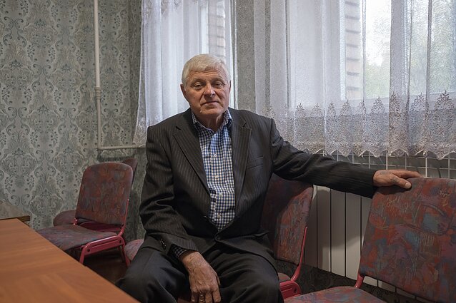 Klebonas Pavlo Suchomlinovas. Protestantų bendruomenė nuo pat Donbaso karo 2014-aisiais pradžios palaiko Ukrainos armiją ir patys skatina proukrainietišką dvasią Donbase