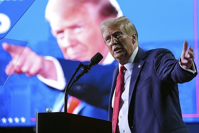 Trumpas laimėjo pirmąją svyruojančią valstiją: tendencijos Harris nepalankios