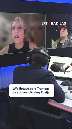 JAV lietuviai apie galimus Trumpo veiksmus Ukrainos atžvilgiu