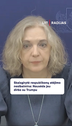 Nausėdos patarėja pakomentavo JAV rinkimų rezultatus