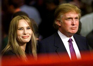 Melania Trump ir Donaldas Trumpas Melania Trump ir Donaldas Trumpas