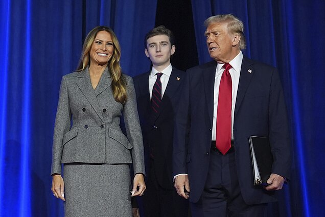 Melania Trump ir Donaldas Trumpas Melania Trump ir Donaldas Trumpas