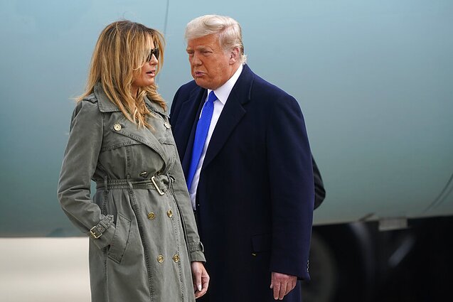 Melania Trump ir Donaldas Trumpas Melania Trump ir Donaldas Trumpas