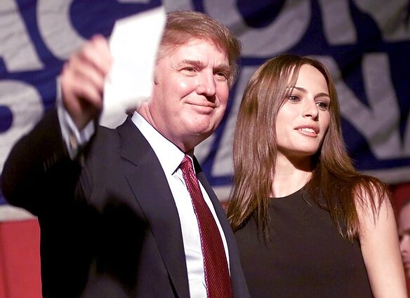 Melania Trump ir Donaldas Trumpas Melania Trump ir Donaldas Trumpas
