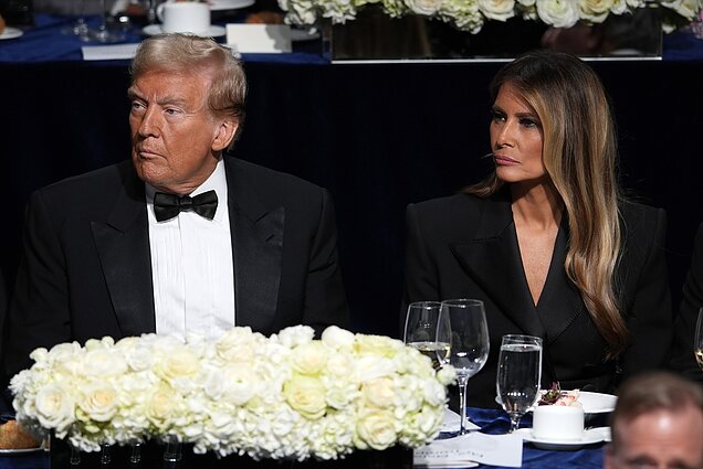 Melania Trump ir Donaldas Trumpas Melania Trump ir Donaldas Trumpas