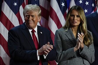 Melania Trump ir Donaldas Trumpas Melania Trump ir Donaldas Trumpas