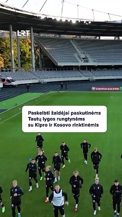 Paskelbta vyrų futbolo rinktinės sudėtis Tautų lygos finišui