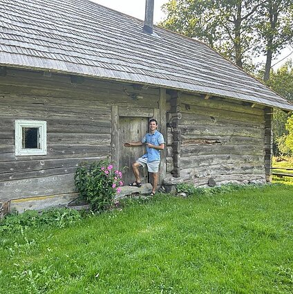 Pluoštinių kanapių augintas Andrius Šironas iš Molėtų rajono.